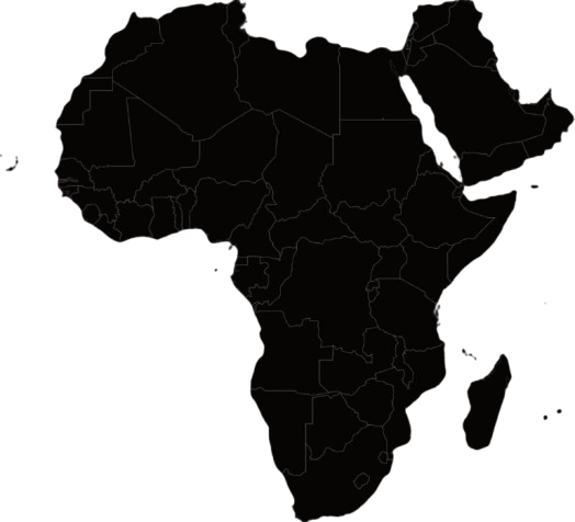 Africa network map
